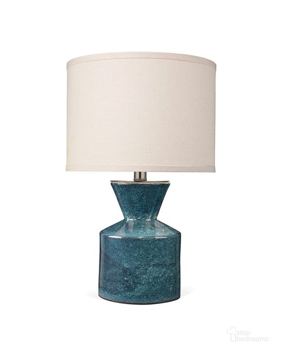The appearance of Berkley Table Lamp designed by Jamie Young Company in the modern / contemporary interior design. This royal blue piece of furniture  was selected by 1StopBedrooms from Berkley Collection to add a touch of cosiness and style into your home. Sku: 9BERKBLD71S. Material: Ceramic. Product Type: Table Lamp. Image1