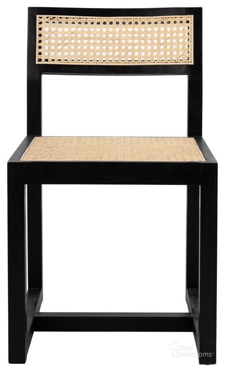 The appearance of Bernice Black and Natural Cane Dining Chair designed by Safavieh in the modern / contemporary interior design. This black piece of furniture  was selected by 1StopBedrooms from Bernice Collection to add a touch of cosiness and style into your home. Sku: DCH9502B. Material: Wood. Product Type: Dining Chair. Image1