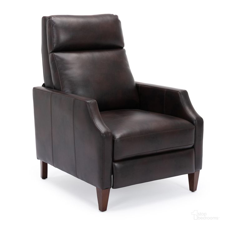 The appearance of Biltmore Push Back Recliner In Burnished Brown designed by Comfort Pointe in the modern / contemporary interior design. This burnished brown piece of furniture  was selected by 1StopBedrooms from Biltmore Collection to add a touch of cosiness and style into your home. Sku: 8063-40. Product Type: Recliner. Material: Plywood. Image1