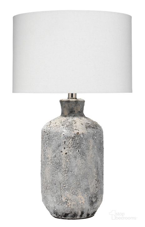 The appearance of Blaire Table Lamp designed by Jamie Young Company in the modern / contemporary interior design. This grey piece of furniture  was selected by 1StopBedrooms from Blaire Collection to add a touch of cosiness and style into your home. Sku: LSBLAIREGR. Material: Ceramic. Product Type: Table Lamp. Image1