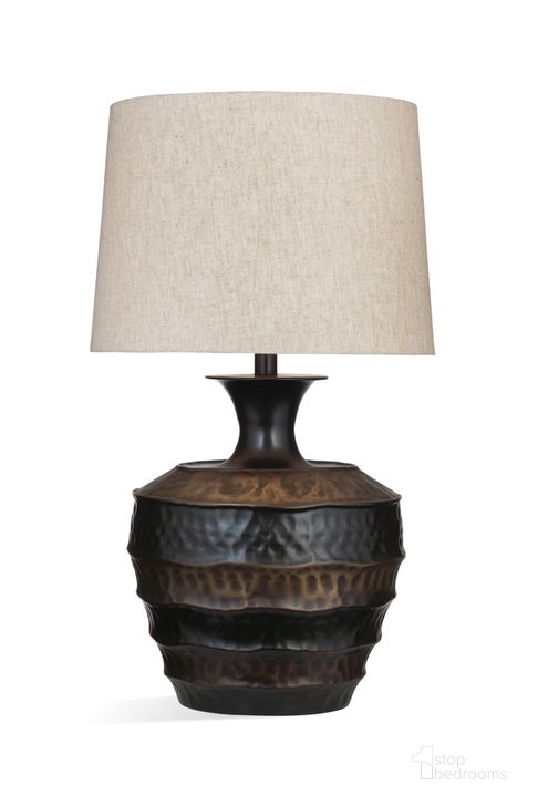 The appearance of Bolder Table Lamp In Bronze designed by Bassett Mirror Company in the traditional interior design. This bronze piece of furniture  was selected by 1StopBedrooms from  to add a touch of cosiness and style into your home. Sku: L4242T. Material: Metal. Product Type: Table Lamp. Image1