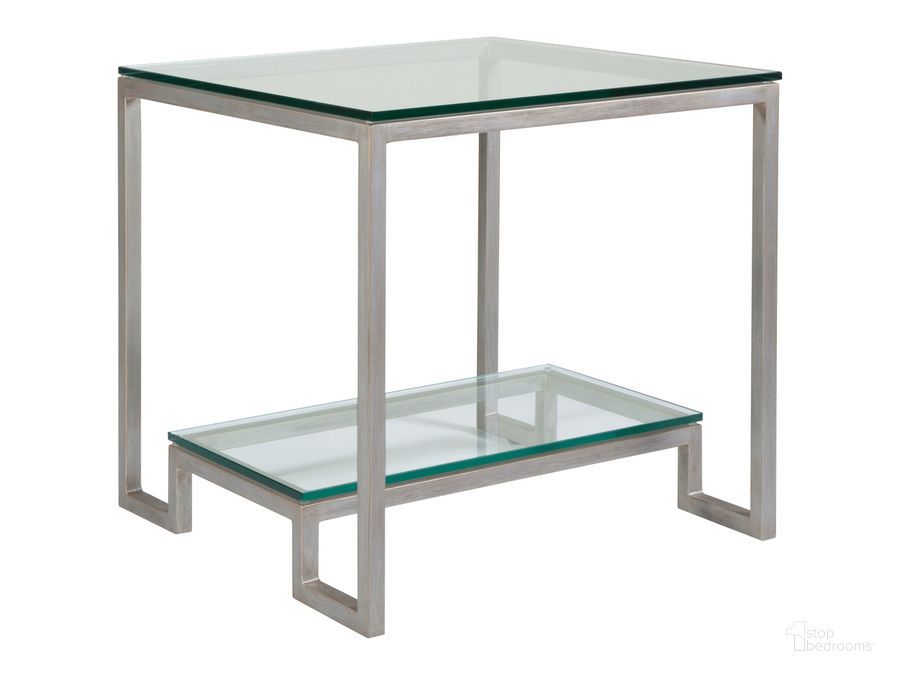 The appearance of Bonaire Argento Square End Table designed by Artistica Home in the industrial interior design. This silver gray piece of furniture  was selected by 1StopBedrooms from Bonaire Collection to add a touch of cosiness and style into your home. Sku: 01-2016-957-46. Product Type: End Table.