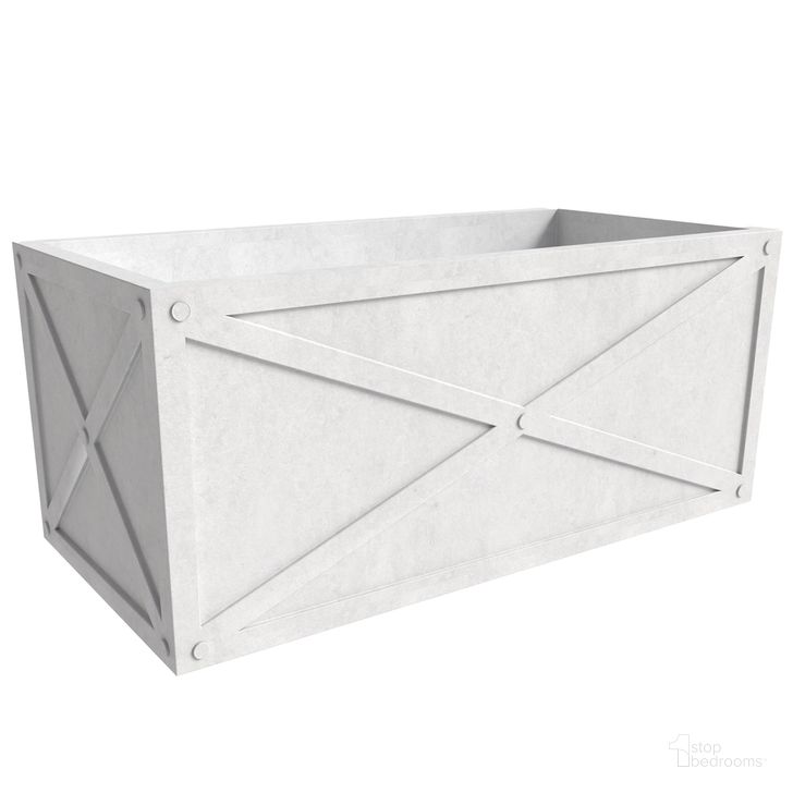 The appearance of Bonsai 30 Inch Long Poly Stone Rectangle Planter In White designed by LeisureMod in the modern / contemporary interior design. This white piece of furniture  was selected by 1StopBedrooms from Bonsai Collection to add a touch of cosiness and style into your home. Sku: BP13W. Material: Stone. Product Type: Planter. Image1