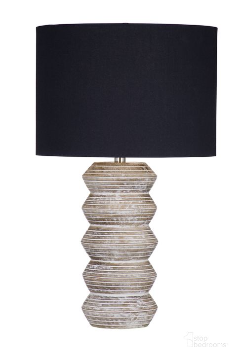 The appearance of Booster Table Lamp In White Wash designed by Bassett Mirror Company in the rustic / southwestern interior design. This white wash piece of furniture  was selected by 1StopBedrooms from  to add a touch of cosiness and style into your home. Sku: L4355T. Material: Wood. Product Type: Table Lamp. Image1