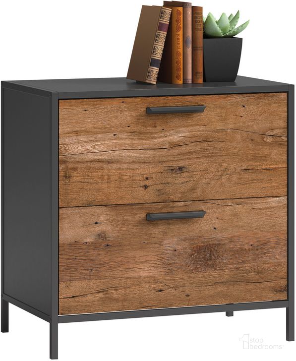 The appearance of Boulevard Cafe Lateral File In Black designed by Sauder in the modern / contemporary interior design. This black piece of furniture  was selected by 1StopBedrooms from Boulevard Cafe Collection to add a touch of cosiness and style into your home. Sku: 427345. Product Type: File Cabinet. Material: Engineered Wood. Image1