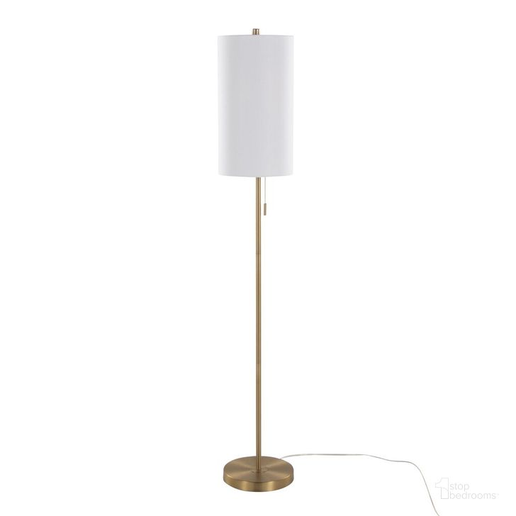 The appearance of Bounty 62 Inch Metal Floor Lamp In Gold designed by Lumisource in the modern / contemporary interior design. This gold piece of furniture  was selected by 1StopBedrooms from Bounty Collection to add a touch of cosiness and style into your home. Sku: GFS62-BNTY AUW. Material: Metal. Product Type: Floor Lamp. Image1