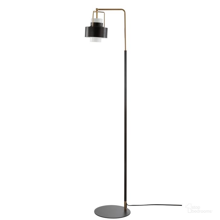 The appearance of Brendon Metal and Antique Brass Floor Lamp designed by Safavieh in the modern / contemporary interior design. This black piece of furniture  was selected by 1StopBedrooms from Safavieh FLL Collection to add a touch of cosiness and style into your home. Sku: FLL4039A. Product Type: Floor Lamp. Material: Brass. Image1