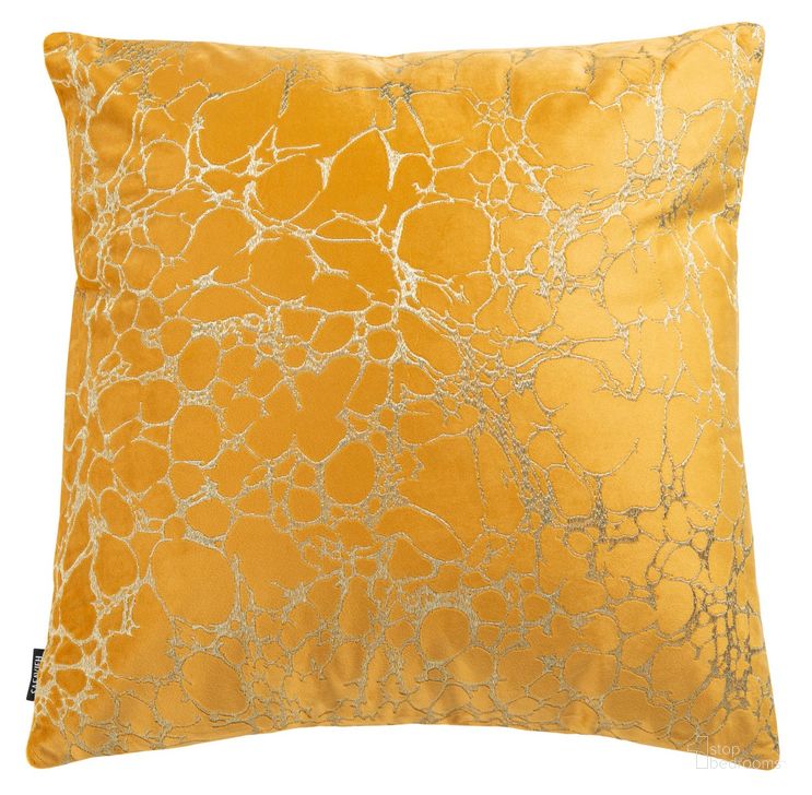The appearance of Brenla Pillow in Yellow designed by Safavieh in the modern / contemporary interior design. This yellow piece of furniture  was selected by 1StopBedrooms from Brenla Collection to add a touch of cosiness and style into your home. Sku: PLS6530B-1818. Product Type: Pillow. Image1
