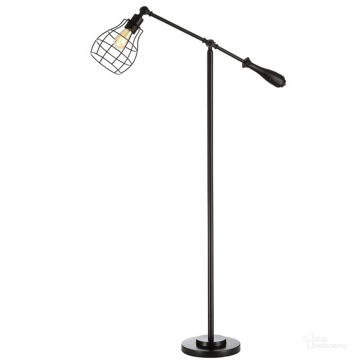 The appearance of Brice Black Floor Lamp designed by Safavieh in the industrial interior design. This black piece of furniture  was selected by 1StopBedrooms from Safavieh FLL Collection to add a touch of cosiness and style into your home. Sku: FLL4061A. Product Type: Floor Lamp. Image1
