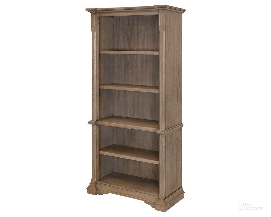 The appearance of Bristol Traditional Wood Open Bookcase In Light Brown designed by Martin Furniture in the traditional interior design. This light brown piece of furniture  was selected by 1StopBedrooms from Bristol Collection to add a touch of cosiness and style into your home. Sku: IMBR3676. Material: Wood. Product Type: Bookcase. Image1