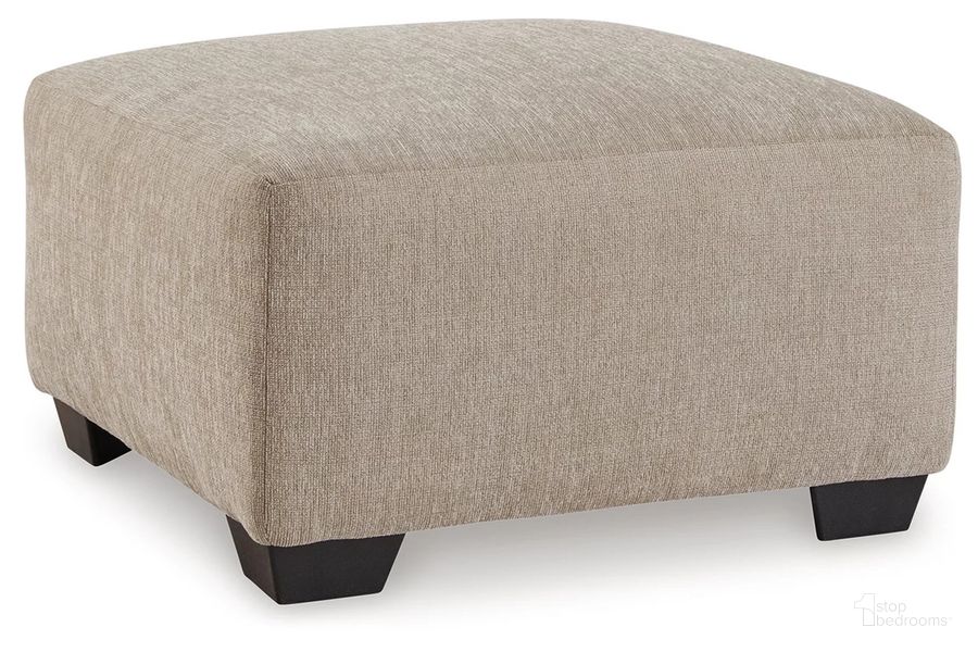 The appearance of Brogan Bay Oversized Accent Ottoman In Cork designed by Signature Design by Ashley in the modern / contemporary interior design. This cork piece of furniture  was selected by 1StopBedrooms from Brogan Bay Collection to add a touch of cosiness and style into your home. Sku: 5270508. Material: Fabric. Product Type: Ottoman. Image1