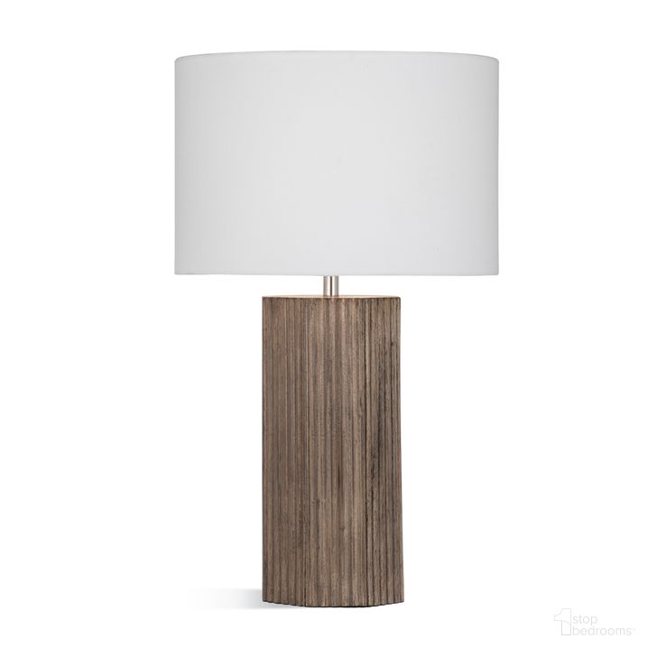 The appearance of Brome Table Lamp In Brown designed by Bassett Mirror Company in the rustic / southwestern interior design. This brown piece of furniture  was selected by 1StopBedrooms from  to add a touch of cosiness and style into your home. Sku: L4140TEC. Material: Wood. Product Type: Table Lamp. Image1