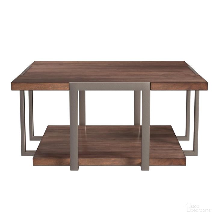 The appearance of Brooke Cocktail Table In Brown designed by Bassett Mirror Company in the traditional interior design. This brown piece of furniture  was selected by 1StopBedrooms from Brooke Collection to add a touch of cosiness and style into your home. Sku: 7027-LR-130. Material: Wood. Product Type: Cocktail Table. Image1