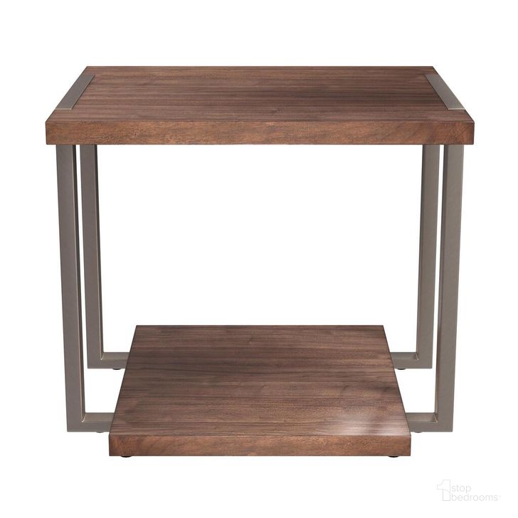 The appearance of Brooke Rectangular End Table In Brown designed by Bassett Mirror Company in the traditional interior design. This brown piece of furniture  was selected by 1StopBedrooms from Brooke Collection to add a touch of cosiness and style into your home. Sku: 7027-LR-200. Material: Wood. Product Type: End Table. Image1