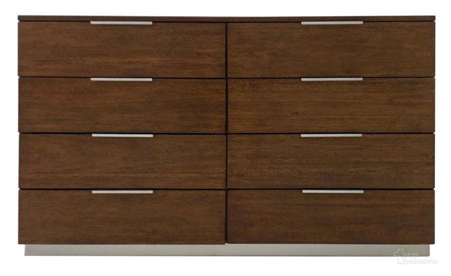 The appearance of Brylin 8 Drawer Dresser In Dark Walnut designed by Safavieh Couture in the modern / contemporary interior design. This dark walnut piece of furniture  was selected by 1StopBedrooms from Brylin Collection to add a touch of cosiness and style into your home. Sku: SFV2112A. Material: Wood. Product Type: Dresser. Image1