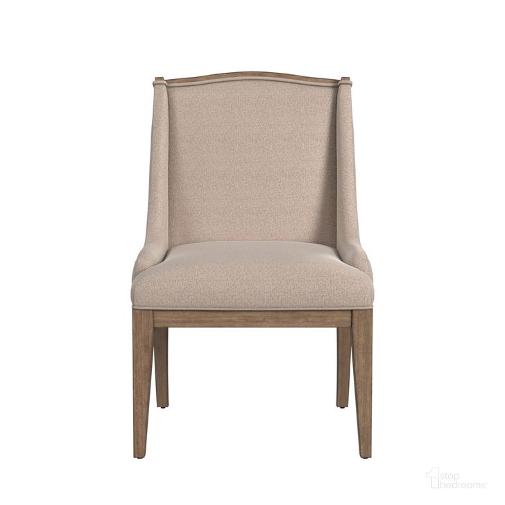 The appearance of Buxton Parsons Dining Chair Set of 2 In Beige designed by Bassett Mirror Company in the modern / contemporary interior design. This beige piece of furniture  was selected by 1StopBedrooms from  to add a touch of cosiness and style into your home. Sku: 3241-DR-800. Product Type: Dining Chair. Material: Rubberwood. Image1