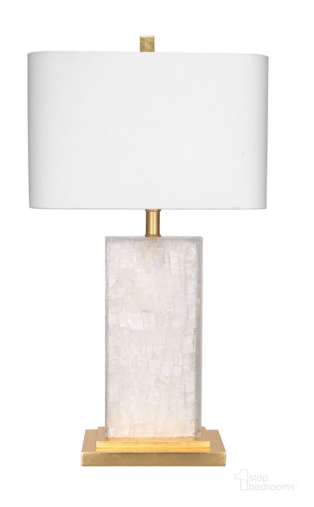 The appearance of Caesar Table Lamp In White designed by Jamie Young Company in the traditional interior design. This white piece of furniture  was selected by 1StopBedrooms from Caesar Collection to add a touch of cosiness and style into your home. Sku: 9CAESARTLWHG. Material: Stone. Product Type: Table Lamp. Image1