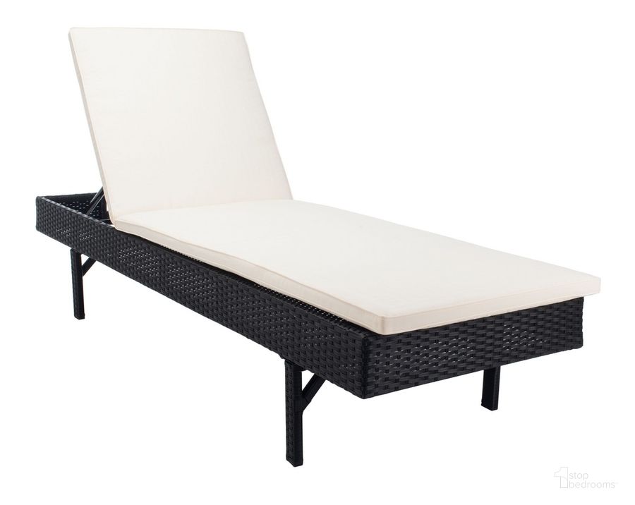 The appearance of Cam Sunlounger designed by Safavieh in the modern / contemporary interior design. This black piece of furniture  was selected by 1StopBedrooms from Safavieh PAT Collection to add a touch of cosiness and style into your home. Sku: PAT7501A. Material: Steel. Product Type: Lounger. Image1