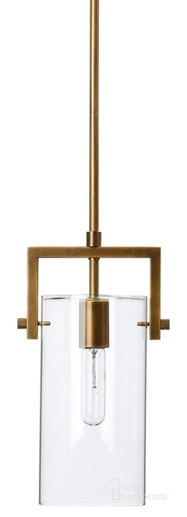 The appearance of Cambrai Antique Brass Small Pendant Lighting designed by Jamie Young Company in the industrial interior design. This antique brass piece of furniture  was selected by 1StopBedrooms from Cambrai Collection to add a touch of cosiness and style into your home. Sku: 5CAMB-SMBR. Material: Steel. Product Type: Pendant Lighting. Image1