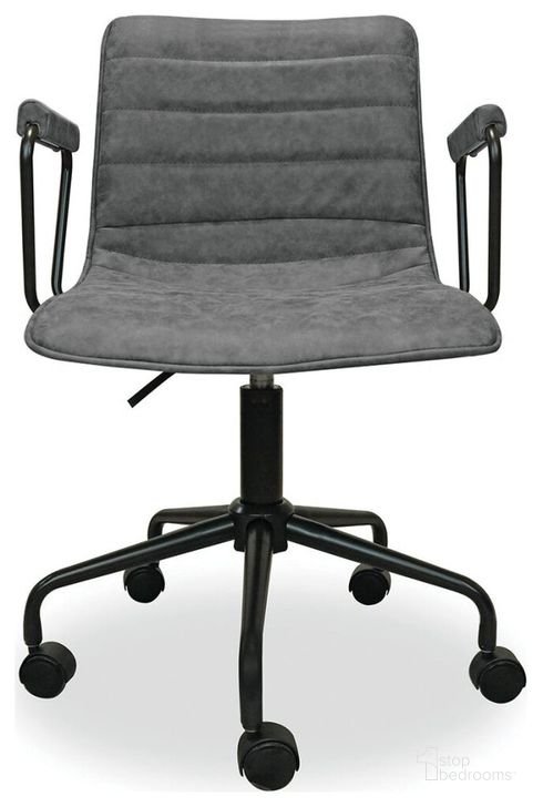 The appearance of Camel Office Chair In Grey designed by Primitive Collections in the modern / contemporary interior design. This gray piece of furniture  was selected by 1StopBedrooms from  to add a touch of cosiness and style into your home. Sku: PCCQ8280FJGRAY10. Material: Metal. Product Type: Office Chair.