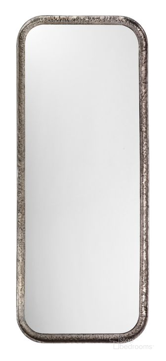 The appearance of Capital Mirror designed by Jamie Young Company in the transitional interior design. This silver leaf piece of furniture  was selected by 1StopBedrooms from Capital Collection to add a touch of cosiness and style into your home. Sku: 7CAPI-MISL. Product Type: Accent Mirror. Material: Iron. Image1