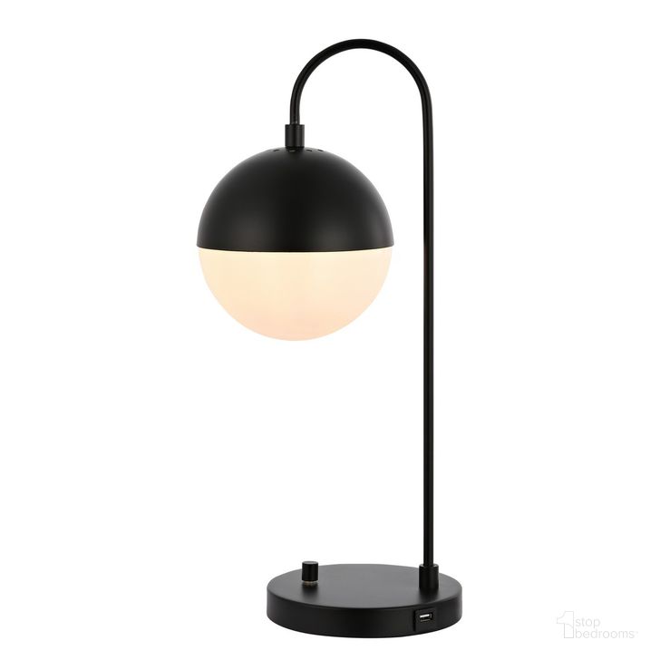 The appearance of Cappi 20.5 Inch Black Iron Table Lamp with Usb Port designed by Safavieh in the modern / contemporary interior design. This black piece of furniture  was selected by 1StopBedrooms from Cappi Collection to add a touch of cosiness and style into your home. Sku: TBL4040B-U. Material: Metal. Product Type: Table Lamp. Image1