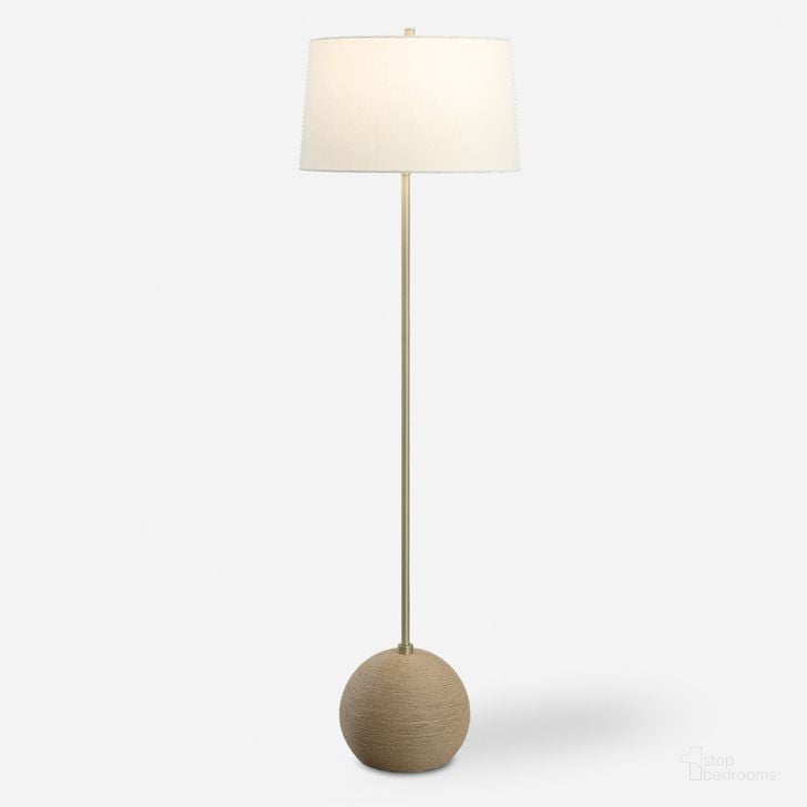 The appearance of Captiva Floor Lamp In Brass designed by Uttermost in the  interior design. This brass piece of furniture  was selected by 1StopBedrooms from Captiva Collection to add a touch of cosiness and style into your home. Sku: 30199-1. Material: Metal. Product Type: Floor Lamp. Image1