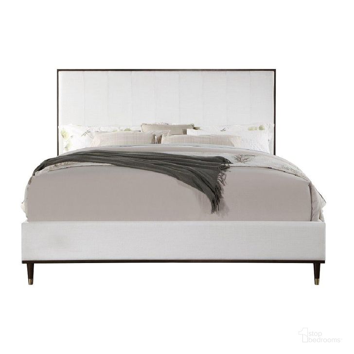 The appearance of Carena Queen Bed In White and Brown designed by ACME in the  interior design. This white and brown piece of furniture  was selected by 1StopBedrooms from Carena Collection to add a touch of cosiness and style into your home. Sku: BD02027Q1;BD02027Q2;BD02027Q3. Product Type: Bed. Bed Size: Queen.