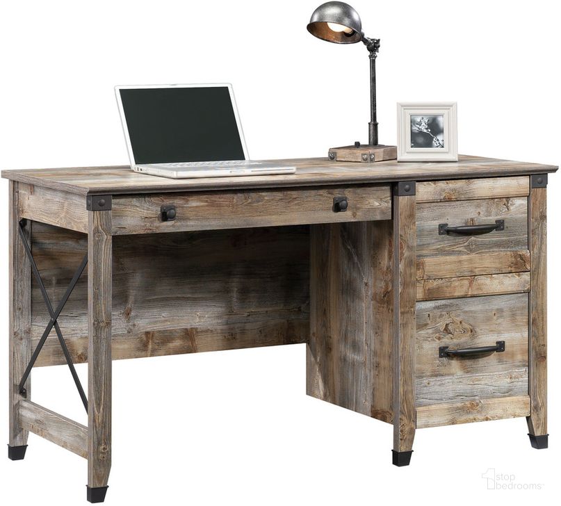 The appearance of Carson Forge Desk In Rustic Cedar designed by Sauder in the country / farmhouse interior design. This rustic cedar piece of furniture  was selected by 1StopBedrooms from Carson Forge Collection to add a touch of cosiness and style into your home. Sku: 431581. Product Type: Desk. Material: Engineered Wood. Image1