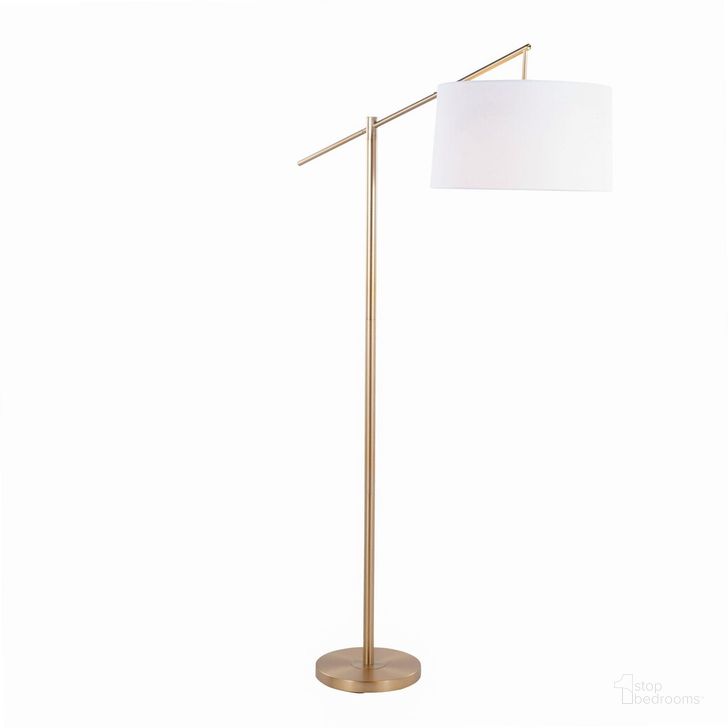 The appearance of Casper 69 Inch Metal Floor Lamp In Gold designed by Lumisource in the modern / contemporary interior design. This gold piece of furniture  was selected by 1StopBedrooms from Casper Collection to add a touch of cosiness and style into your home. Sku: GFS69-CASPR AUW. Material: Metal. Product Type: Floor Lamp. Image1