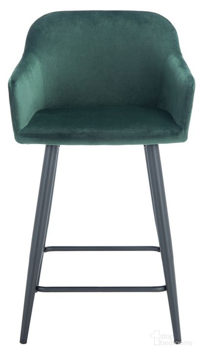 The appearance of Cataleya Counter Stool in Green designed by Safavieh in the modern / contemporary interior design. This green piece of furniture  was selected by 1StopBedrooms from Cataleya Collection to add a touch of cosiness and style into your home. Sku: BST7503C. Material: Steel. Product Type: Barstool. Image1