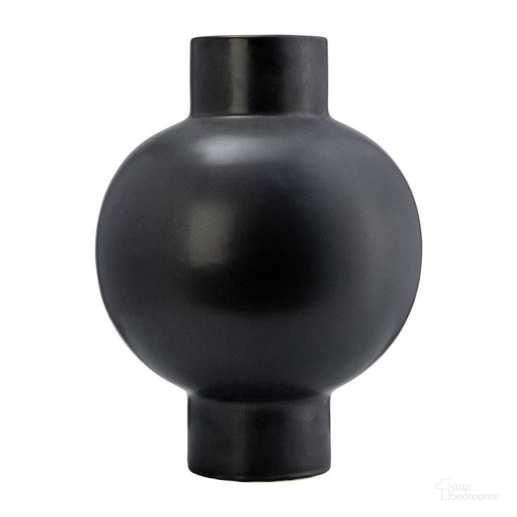 The appearance of Ceramic 18 Inch Bubble Vase In Black Volcanic designed by Sagebrook in the modern / contemporary interior design. This black piece of furniture  was selected by 1StopBedrooms from  to add a touch of cosiness and style into your home. Sku: 17926-03. Material: Ceramic. Product Type: Vase. Image1