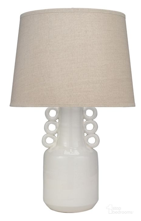 The appearance of Circus Table Lamp designed by Jamie Young Company in the coastal interior design. This white piece of furniture  was selected by 1StopBedrooms from Circus Collection to add a touch of cosiness and style into your home. Sku: 9CIRCWHC255C. Material: Ceramic. Product Type: Table Lamp. Image1