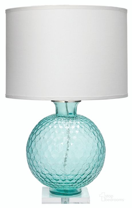 The appearance of Clark Table Lamp designed by Jamie Young Company in the traditional interior design. This aqua piece of furniture  was selected by 1StopBedrooms from Clark Collection to add a touch of cosiness and style into your home. Sku: 1CLAR-TLAQ. Material: Glass. Product Type: Table Lamp. Image1