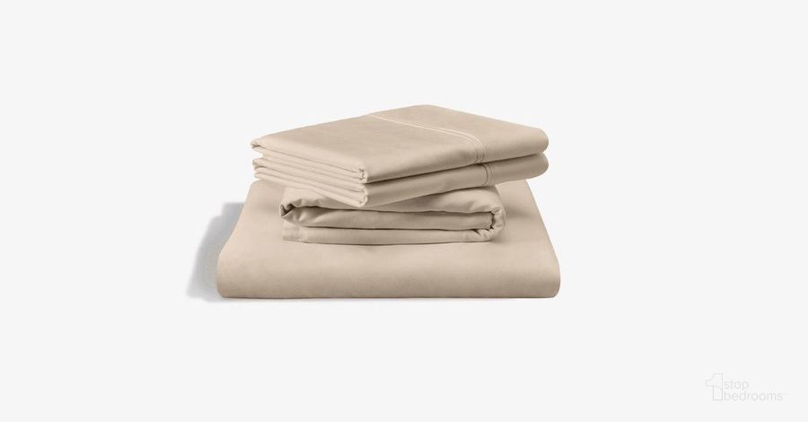 The appearance of Classic Cotton California King Sheet Set In Sandstone designed by Tempur-Pedic in the  interior design. This sandstone piece of furniture  was selected by 1StopBedrooms from Classic Cotton Collection to add a touch of cosiness and style into your home. Sku: 40100262. Material: Cotton. Size: California King. Product Type: Bed Sheet. Image1