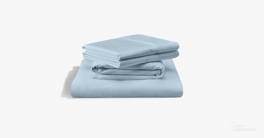 The appearance of Classic Cotton Split King Sheet Set In Sleepy Blue designed by Tempur-Pedic in the  interior design. This sleepy blue piece of furniture  was selected by 1StopBedrooms from Classic Cotton Collection to add a touch of cosiness and style into your home. Sku: 40100393. Material: Cotton. Product Type: Bed Sheet. Size: Split King. Image1