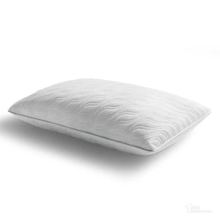 The appearance of Cloud ProMid Foam Plush Support Pillow designed by Tempur-Pedic in the modern / contemporary interior design. This white piece of furniture  was selected by 1StopBedrooms from Cloud Collection to add a touch of cosiness and style into your home. Sku: 15375150. Product Type: Pillow. Material: Foam. Image1