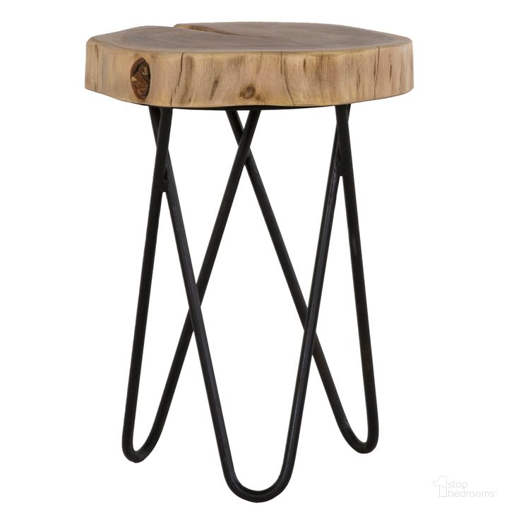 The appearance of Coastline Colton 12 Inch Round End Table In Brown and Black designed by Primo International in the rustic / southwestern interior design. This brown/black piece of furniture  was selected by 1StopBedrooms from Coastline Collection to add a touch of cosiness and style into your home. Sku: 36252. Material: Wood. Product Type: End Table. Image1