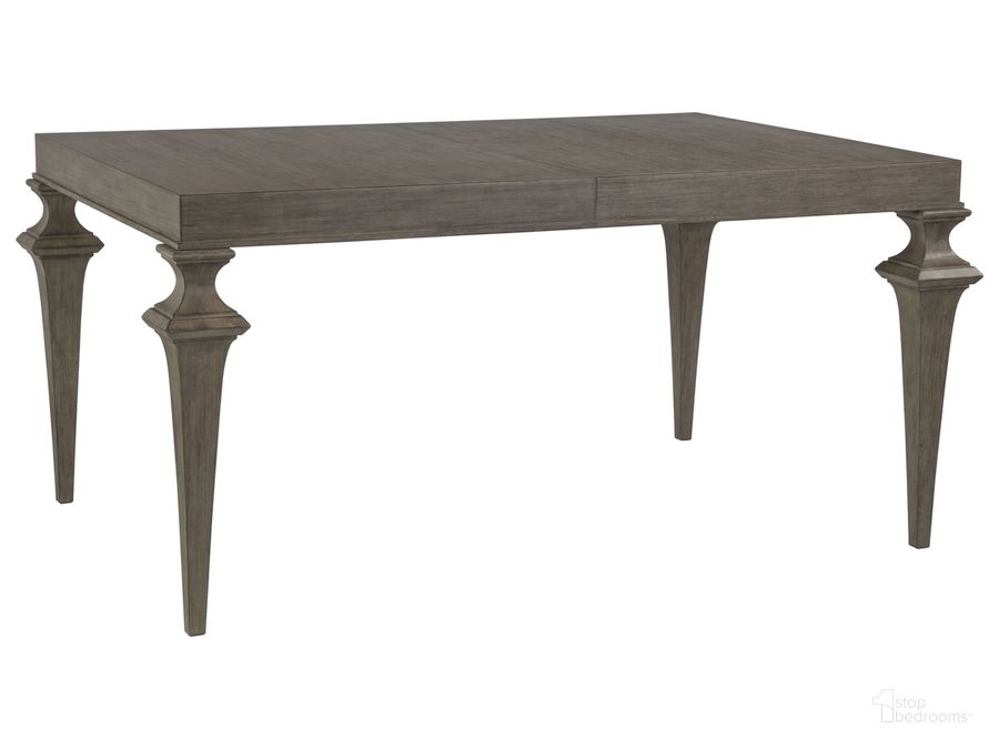 The appearance of Cohesion Program Brussels Rectangular Dining Table 01-2226-877-41 designed by Artistica Home in the traditional interior design. This warm gray piece of furniture  was selected by 1StopBedrooms from Cohesion Program Collection to add a touch of cosiness and style into your home. Sku: 01-2226-877-41. Table Base Style: Legs. Product Type: Dining Table. Table Top Shape: Rectangular. Size: 63". Image1