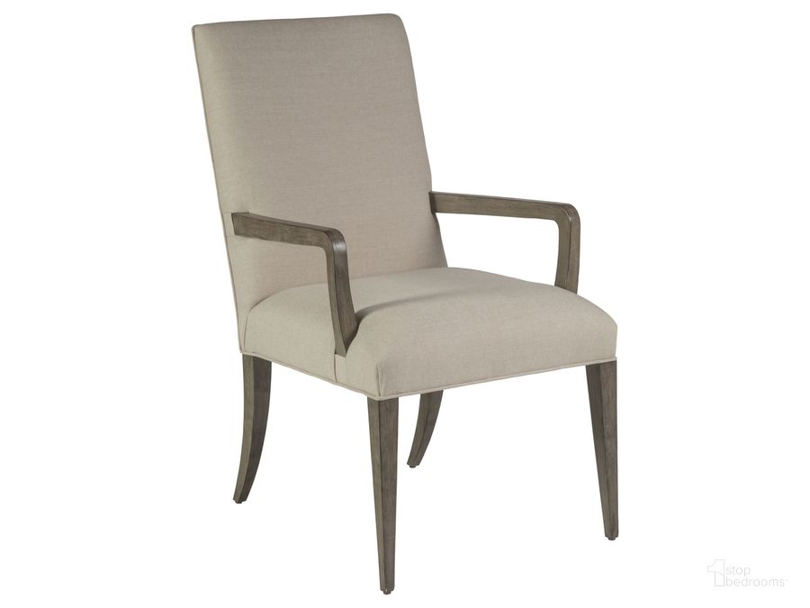 The appearance of Cohesion Program Madox Upholstered Arm Chair 01-2220-881-41-01 designed by Artistica Home in the traditional interior design. This gray piece of furniture  was selected by 1StopBedrooms from Cohesion Program Collection to add a touch of cosiness and style into your home. Sku: 01-2220-881-41-01. Product Type: Arm Chair. Image1
