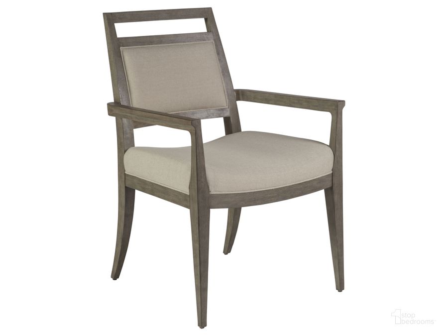 The appearance of Cohesion Program Nico Upholstered Arm Chair 01-2222-881-41-01 designed by Artistica Home in the transitional interior design. This gray piece of furniture  was selected by 1StopBedrooms from Cohesion Program Collection to add a touch of cosiness and style into your home. Sku: 01-2222-881-41-01. Product Type: Arm Chair. Image1