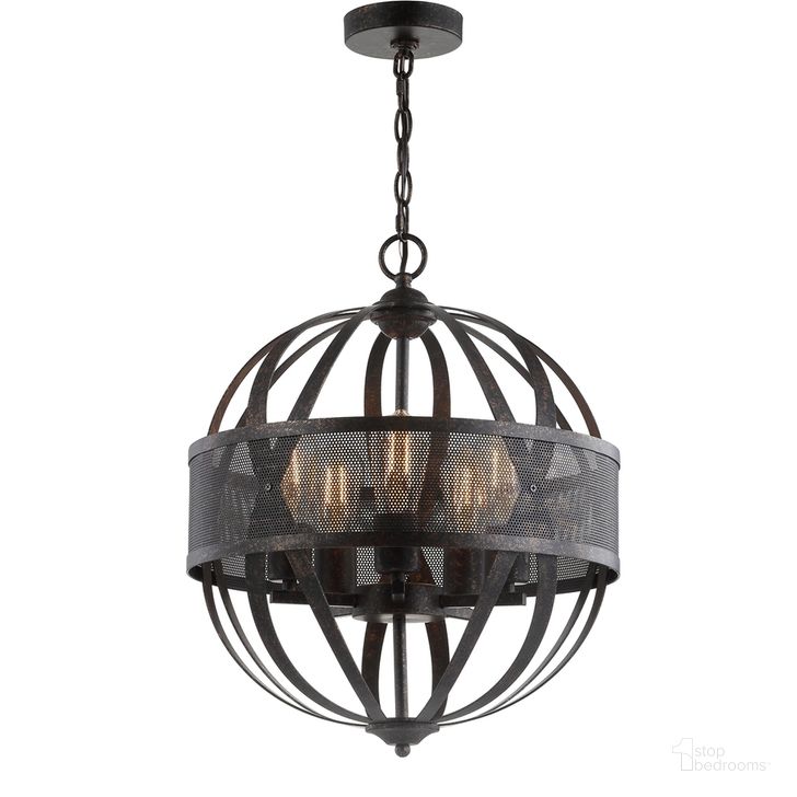 The appearance of Colby Dark Gray Pendant designed by Safavieh in the modern / contemporary interior design. This dark grey piece of furniture  was selected by 1StopBedrooms from Safavieh PND Collection to add a touch of cosiness and style into your home. Sku: PND4057A. Product Type: Pendant Lighting. Image1
