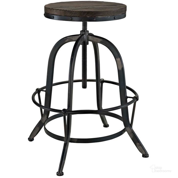 The appearance of Collect Black Wood Top Bar Stool designed by Modway in the modern / contemporary interior design. This black piece of furniture  was selected by 1StopBedrooms from Collect Collection to add a touch of cosiness and style into your home. Sku: EEI-1208-BLK. Product Type: Barstool. Material: Pine. Image1
