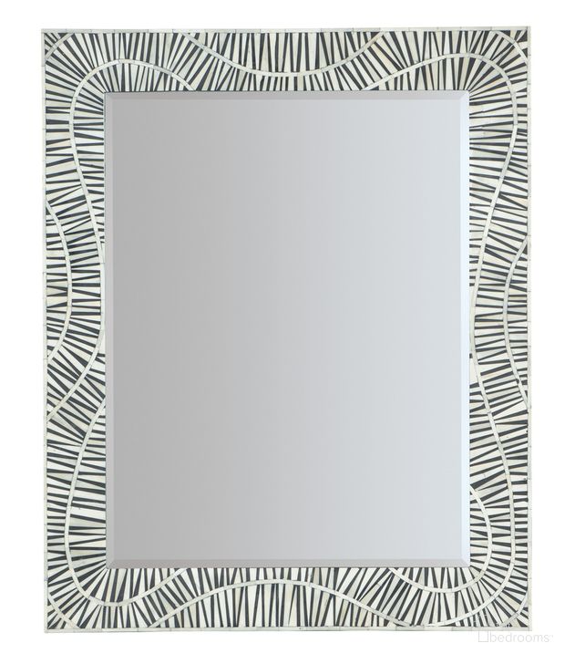 The appearance of Commerce and Market Tiger Tooth Vertical Mirror In White designed by Hooker in the transitional interior design. This white piece of furniture  was selected by 1StopBedrooms from Commerce and Market Collection to add a touch of cosiness and style into your home. Sku: 7228-50697-00. Material: Wood. Product Type: Mirror.