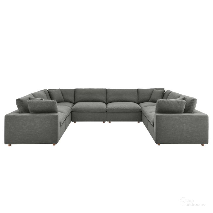 The appearance of Commix Gray Down Filled Overstuffed 8 Piece Sectional Sofa Set designed by Modway in the modern / contemporary interior design. This gray piece of furniture  was selected by 1StopBedrooms from Commix Collection to add a touch of cosiness and style into your home. Sku: EEI-3363-GRY. Material: Wood. Product Type: Sectional. Layout: U-Shape. Image1