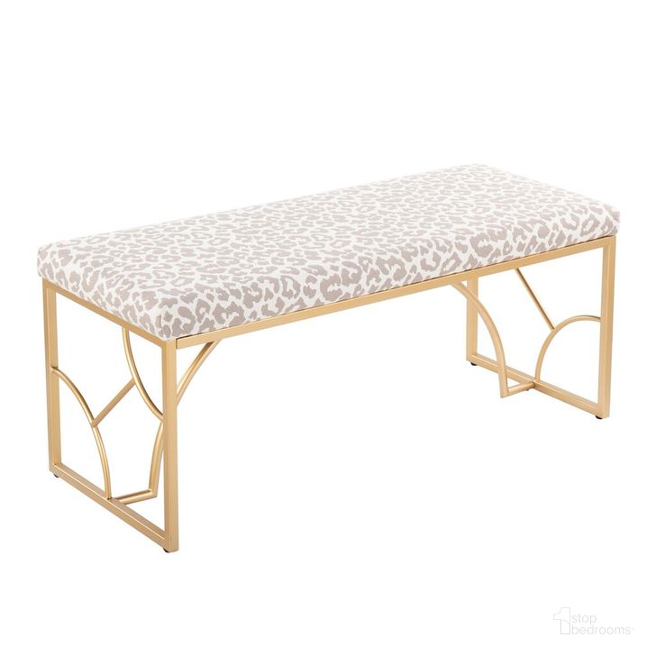 The appearance of Constellation Bench In Gold designed by Lumisource in the modern / contemporary interior design. This gold piece of furniture  was selected by 1StopBedrooms from Constellation Collection to add a touch of cosiness and style into your home. Sku: BC-CONSTELLATION2 AUGYL. Material: Metal. Product Type: Bench. Image1