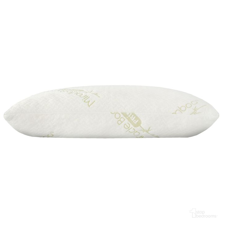 The appearance of Cool Sleep Spectacle Shredded Memory Foam Pillow In White designed by Primo International in the modern / contemporary interior design. This white piece of furniture  was selected by 1StopBedrooms from Cool Sleep Collection to add a touch of cosiness and style into your home. Sku: 40802. Material: Memory Foam. Product Type: Pillow. Image1