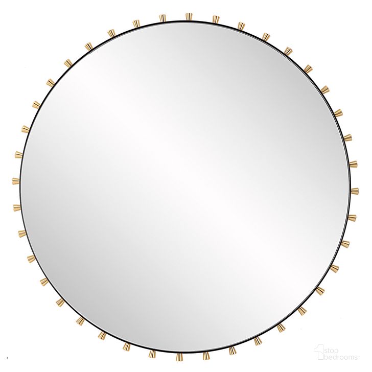 The appearance of Cosmopolitan Round Mirror designed by Uttermost in the  interior design. This mirror piece of furniture  was selected by 1StopBedrooms from Cosmopolitan Collection to add a touch of cosiness and style into your home. Sku: 09936. Material: MDF. Product Type: Accent Mirror. Image1