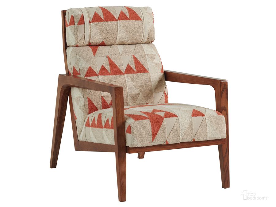 The appearance of Covina Chair designed by Tommy Bahama in the coastal interior design. This  piece of furniture  was selected by 1StopBedrooms from Palm Desert Collection to add a touch of cosiness and style into your home. Sku: 01-1896-11-40. Product Type: Accent Chair. Image1