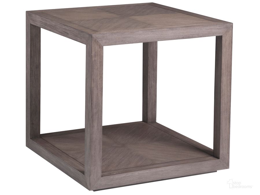 The appearance of Credence Grigio Square End Table designed by Artistica Home in the modern / contemporary interior design. This coffee piece of furniture  was selected by 1StopBedrooms from Credence Collection to add a touch of cosiness and style into your home. Sku: 01-2094-957-41. Product Type: End Table.
